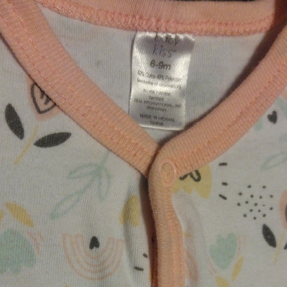 Charming Kids Footie and Hat Set - Pastel Print - Picture 2 of 8